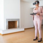 敷地上に住宅計画を重ねるタブレット