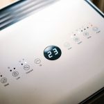 室温と電力使用量を並べて確認する画面